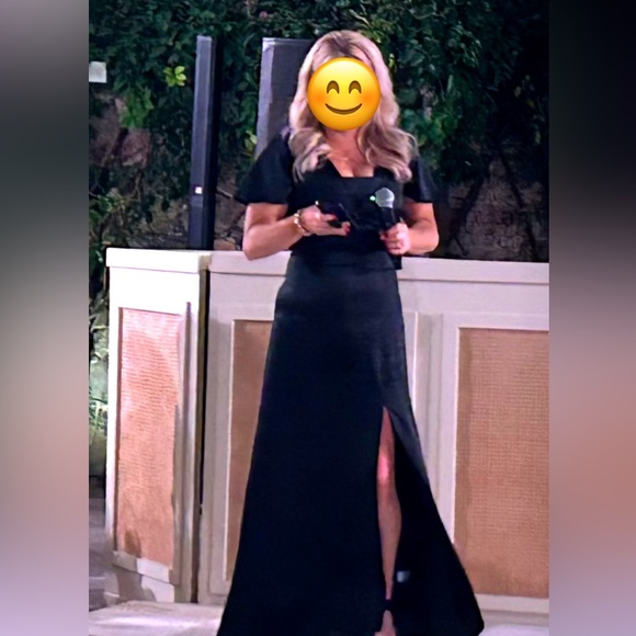 Show me your mumu black satin bridesmaids drsss - Picture 3 of 4